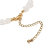 Natural Quartz Crystal Chips Beaded Necklace NJEW-FZ00004-01-2