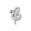 Brass Pave Clear Cubic Zirconia Pendants LS-KK-V016-16P-1