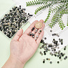 300Pcs 15 Styles Natural & Synthetic Mixed Gemstone Round Beads G-AR0005-78-3