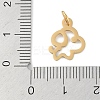 304 Stainless Steel Pendants STAS-L279-001G-01-3