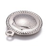 Non-Tarnish 304 Stainless Steel Pendants STAS-H119-09P-3