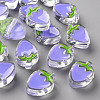 Transparent Enamel Acrylic Beads TACR-S155-003J-1