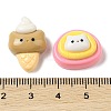 Cartoon Cat Theme Opaque Resin Decoden Cabochons RESI-H161-04-3