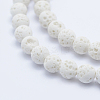 Natural Lava Rock Beads Strands X-G-P344-01-10mm-1