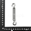 304 Stainless Steel Turnbuckle with Adjustment Hook Eyelet Screw STAS-B082-03P-3