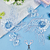 Flower Lace Embroidery Sewing Fiber Appliques DIY-WH20011-90B-4