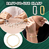 2Pcs 2 Colors 925 Sterling 2Pcs 2 Colors 925 Sterling Silver Locking Carabiner STER-GA0001-04B-6