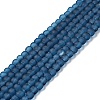 Baking Paint Transparent Glass Bead Strands GLAA-S031-4mm-31-1