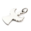 Non-Tarnish 304 Stainless Steel Pendants LS-STAS-A087-01P-2