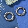 Skull Ring 316 Surgical Stainless Steel Hoop Nose Rings EJEW-G416-19B-AS-2