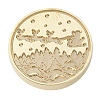 Christmas Series Wax Seal Brass Stamp Head LS-AJEW-M037-01G-06-2