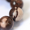 Natural Zebra Jasper Round Bead Strands X-G-E334-6mm-12-4