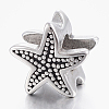 304 Stainless Steel European Beads X-STAS-F150-076AS-1