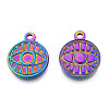 Ion Plating(IP) 201 Stainless Steel Pendants STAS-N098-217M-1