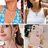 20 Pcs Random Color Glass Pendants
 PALLOY-TA00219-8