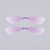 Polyester Fabric Wings Crafts Decoration X-FIND-S322-003G-1