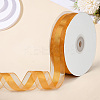 1Roll Solid Color Organza Ribbons ORIB-CY0001-02G-3
