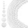 7 Strands 7 Styles  Opaque Solid Color Glass Beads Strands EGLA-GO0001-02B-1