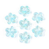 Baking Paint Transparent Glass Beads DGLA-N014-08A-07-1