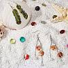 200Pcs 10 Colors Spray Painted Natural Akoya Shell Charms SHEL-SC0001-37-4