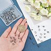 80Pcs 4 Style 304 Stainless Steel Tube Bails STAS-PH0001-67-WH-5