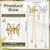 4Pcs 2 Colors Zinc Alloy Alligator Hair Clips for Women Girls PHAR-FG0001-01-2