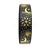 48 Yards Gold Stamping Polyester Ribbon PW-WG89681-10-1