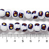 Printing Glass Beads for Necklaces Bracelets Making GLAA-B020-02A-10-5