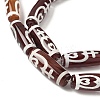 Rice Shape Tibetan Style dZi Beads Strands G-A269-A07-01-4