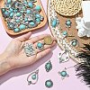 15Pcs 15 Styles Synthetic Turquoise Pendants FIND-YW0006-28-5