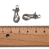 Tibetan Style Alloy Kitten Pendant Settings for Enamel LS-PALLOY-A15359-AS-NF-3