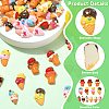 52Pcs 13 Styles Resin Cabochons RESI-CJ0004-86-3