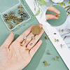 20 Pairs 2 Colors 304 Stainless Steel Stud Earring Findings STAS-HY0001-44-3