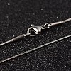 Non-Tarnish 304 Stainless Steel Snake Chain Necklaces LS-NJEW-O096-16-1