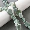 Natural Green Aventurine Gemstone Beads Strands G-S386-C03-1