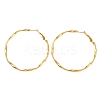 304 Stainless Steel Hoop Earrings EJEW-I320-25G-03-4