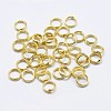 925 Sterling Silver Split Jump Rings STER-F036-01G-0.6x7mm-1