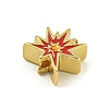 Rack Plating Brass Enamel Beads KK-U029-22G-09-2