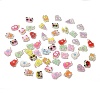 Cartoon Animal Opaque Resin Cabochons RESI-K019-45-1