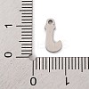 Non-Tarnish 201 Stainless Steel Charms STAS-U016-01P-J-3