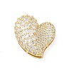 Brass Micro Pave Clear Cubic Zirconia Multi-strand Links KK-S510-19G-1