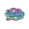 Ion Plating(IP) 201 Stainless Steel Pendants STAS-K242-07M-3