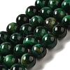 Dyed Natural Tiger Eye Beads Strands G-G102-A01-04-1