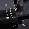 12Pcs Ion Plating(IP) 201 Stainless Steel Laser Cut Pendants STAS-UN0033-10-3