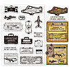 Custom Summer Theme PVC Plastic Clear Stamps DIY-WH0631-0493-1