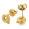 304 Stainless Steel Stud Earrings EJEW-I316-01G-Q-2