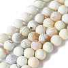 Natural Fire Crackle Agate Beads Strands G-G190-A02-01-2