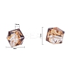 Two Tone Transparent Spray Painted Acrylic Bead LS-X-ACRP-T005-26A-3