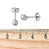 304 Stainless Steel Stud Earrings for Women EJEW-E603-06A-P-2