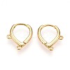 Brass Hoop Earring Finding KK-N261-64G-1